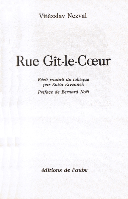 Hlavní titul (Rue Gît-le-Coeur, 1991)