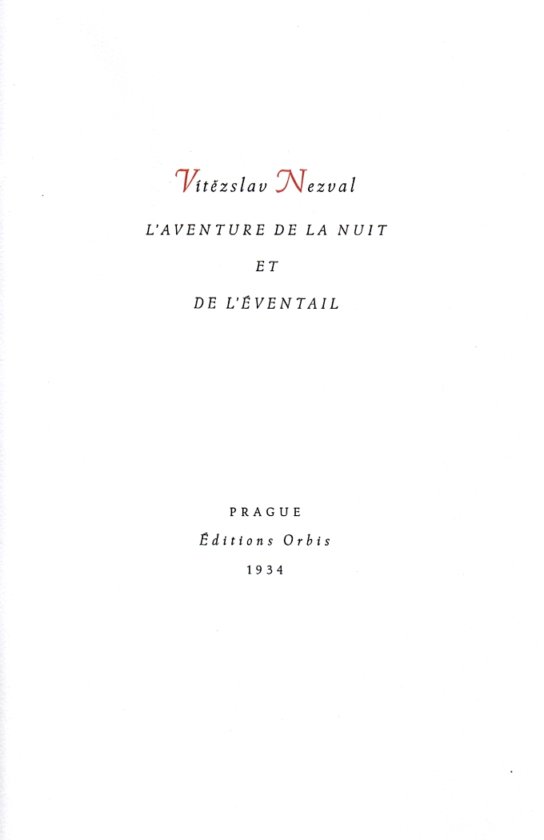 Hlavní titul (L'aventure de la nuit et de l'éventail, 1934)