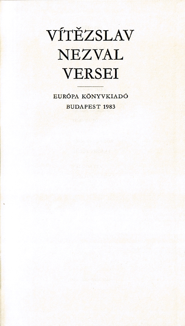 Hlavní titul (Versei, 1983)