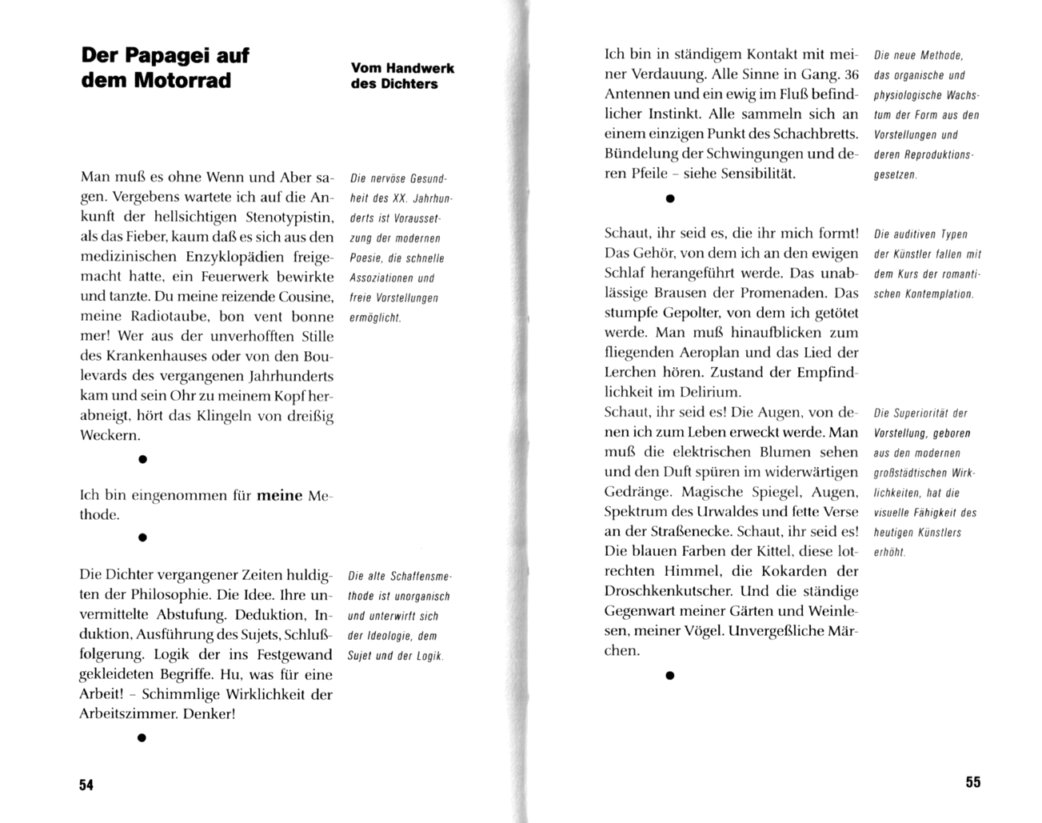 Ukázka z knihy (Depesche auf Rädern, 2001)
